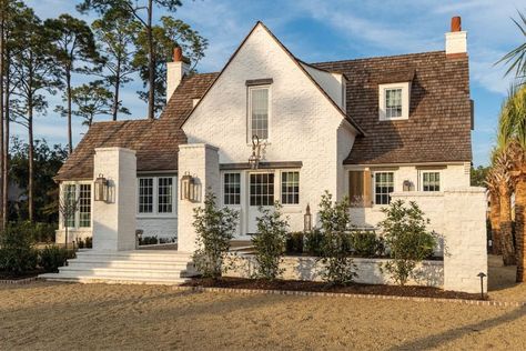 White Craftsman Exterior, Bayou House, Window Grilles, Modern Window Design, Window Grids, Window Brands, Cedar Shake Roof, House Window Design, Cedar Shake