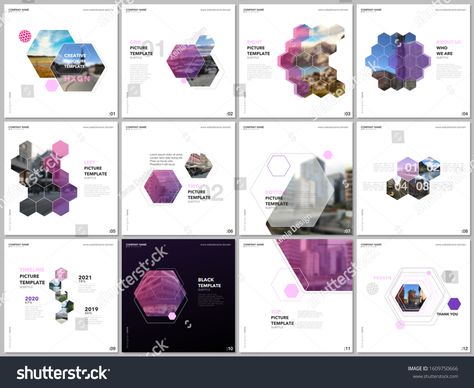 Hexagonal Design, Instagram Font, Page Layout Design, Digital Education, Social Templates, Brochure Design Inspiration, Presentation Layout, Hexagon Design, Graphic Design Fonts