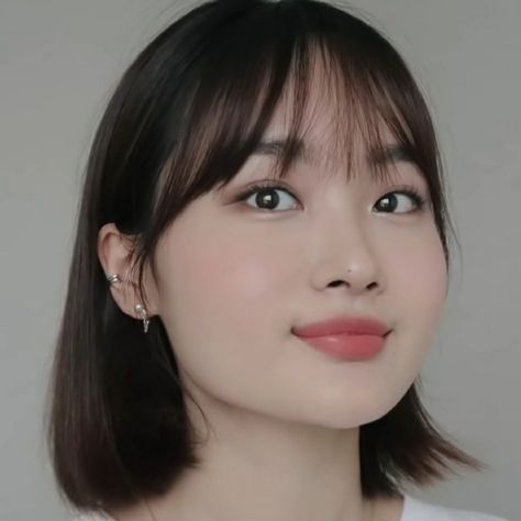 Korean Front Bangs Haircut, Front Bangs Short Hair, Bangs With Short Hair Korean, Short Hair With Bangs Korean, Korean Bang, Korean Short Haircut, Sind Curtain Bangs, Was Sind Curtain Bangs, Korean Bangs