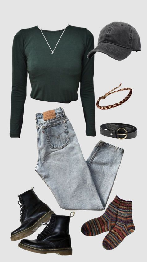 Casual Preppy Outfits, Neue Outfits, Outfit Inspo Fall, Teen Fashion Outfits, Dream Clothes, Grunge Outfits, Creative Play, Cute Casual Outfits, Outfits For Teens