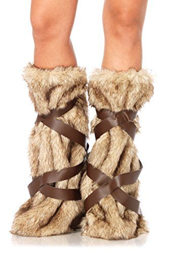 #ChristmasCostumes Xena Costume, Warrior Princess Costume, Caveman Costume, Rave Boots, Cavewoman Costume, Fur Leg Warmers, Viking Costume, Lowes Coupon, Warrior Queen