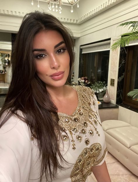 Yasmine Sabri, Lebanese Women, Thirty Flirty And Thriving, Brown Sequin Dresses, White Summer Outfits, Wedding Lookbook, Egyptian Women, Egyptian Actress, Classy Couple