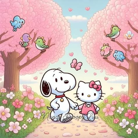 Wallpaper Iphone Valentines, Wallpaper Snoopy, Valentines Wallpaper Iphone, Walpaper Hello Kitty, Charmmy Kitty, Arte 8 Bits, Snoopy Images, Snoopy Wallpaper, Snoopy Quotes