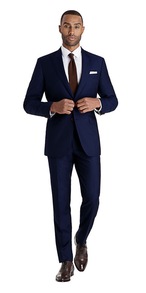 Persian Blue Herringbone Suit | Black Lapel Mens Suits Black, Bilik Permainan, Mens Dress Outfits, Suit Combinations, Herringbone Suit, Blue Suit Men, Beige Suits, Suits Men, Smart Casual Style