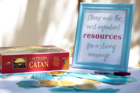 Board Game Wedding Shower Theme, Board Game Theme Bridal Shower Ideas, Board Game Wedding Guest Book, Board Game Guest Book, Board Game Wedding Ideas, Game Guest Book, Diy Modern Wedding, Afternoon Wedding Reception, Grad Brunch