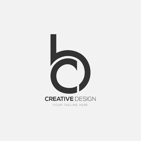 Bc or cb creative monogram lowercase let... | Premium Vector #Freepik #vector #initiative #logo-design #simple-logo #logo-concept Cb Letter Logo, Cb Logo Design Ideas, Cb Monogram Logo, Cb Logo Design, Bc Logo Design, Bc Monogram Logo, Cb Monogram, Bc Monogram, B Monogram Logo