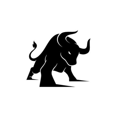 Bull Vector Logo, Toro Vector, Bull Logo Design, Toro Logo, Bull Silhouette, Taurus Logo, Animals Logo, Rhino Logo, Animal Logos