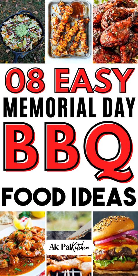 Memorial Day BBQ recipes are here! Dive into our BBQ recipes, everything from smoked meat recipes to vegan BBQ recipes. Prepare for the holiday with patriotic BBQ meals, Memorial Day grilling recipes, and easy Memorial Day appetizers. Our outdoor cooking recipes cater to all, including family BBQ menu ideas and healthy BBQ recipes. Don't forget delicious BBQ side dishes and Memorial Day desserts to complete your cookout. Perfect for any Memorial Day picnic or party! Memorial Day Cookout Ideas, Coleslaw For Bbq, Memorial Day Menu Ideas, Memorial Day Bbq Ideas, Memorial Day Appetizers, Bbq Menu Ideas, Red White And Blue Salad, Memorial Day Food Ideas, Bbq Food Ideas