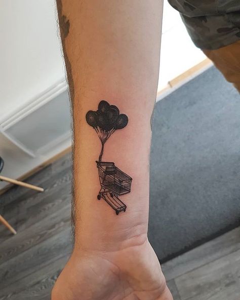 Black Balloon Tattoo, Nf Tattoo Ideas, Nf Tattoo, Trust Tattoo, Balloon Tattoo, Nf Real Music, Black Balloon, Instagram Username Ideas, House Of Balloons