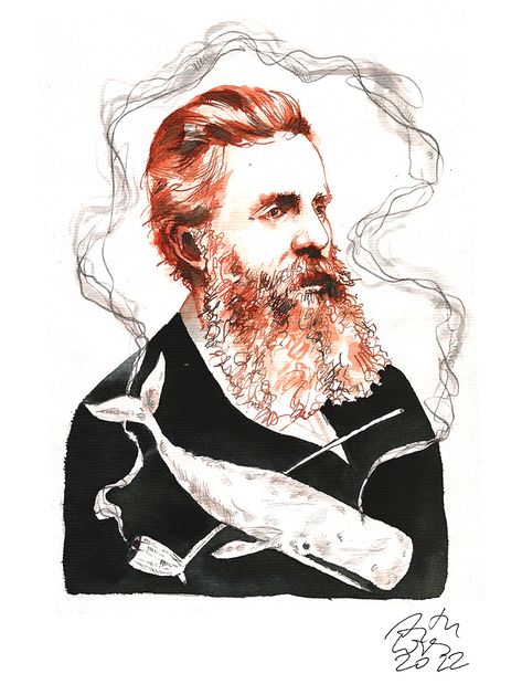 Herman Melville, White Whale, Short Poems, South Seas, American Art, Poets, Authors, Philosophy, Literature