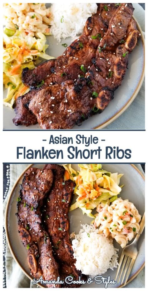 Flanken Short Ribs Recipe Grilled, Short Ribs Korean Style, Short Rib Flanken Style Recipe, Flanken Ribs Recipes Oven, Flanken Short Ribs Recipe Slow Cooker, Short Ribs Flanken Style Recipe, Korean Short Ribs Oven, Korean Short Ribs Slow Cooker, Flanken Short Ribs Recipe Oven