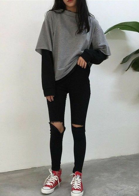 Look Grunge, Tumblr Outfits, Tomboy Style Outfits, Outfit Trends, Swaggy Outfits, Tomboy Fashion, 인물 사진, 가을 패션, Teenage Fashion Outfits