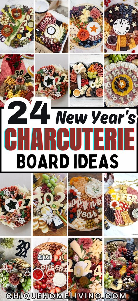 Ring in the new year in style with these curated New Year’s Charcuterie Board Ideas! Perfect for parties or intimate gatherings, these boards are a mix of sophistication and celebration. Great Gatsby Charcuterie Board, New Year’s Day Charcuterie Board, Nye Snack Board, Charcuterie Circle Board, New Years Eve Board Ideas, Charcuterie Board Ideas For New Years Eve, New Years Eve Party Charcuterie Board, New Year’s Eve Veggie Tray, January Charcuterie Board Ideas