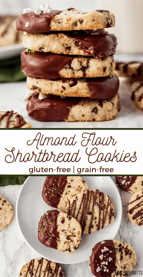 Shortbread Cookie Recipe Almond Flour, Cookies With Almond Flour Recipe, Holiday Dessert Christmas, Gluten Free Cookies Made With Almond Flour, Gluten Free Cookie Recipes Almond Flour, Christmas Easy Cookie Recipes, Crispy Almond Flour Cookies, Crunchy Almond Flour Cookies, Chocolate Dipped Almond Cookies