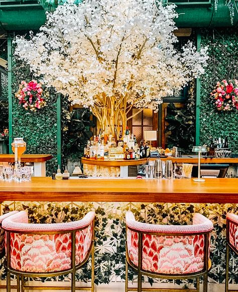 Hottest New Restaurant in Atlanta: The Garden Room Cup of Consuella Mexican Restaurant Decor, The Garden Room, Atlanta Restaurants, Garden Restaurant, Hidden Garden, Piano Room, Summer Dining, Garden Bar, Grand Staircase