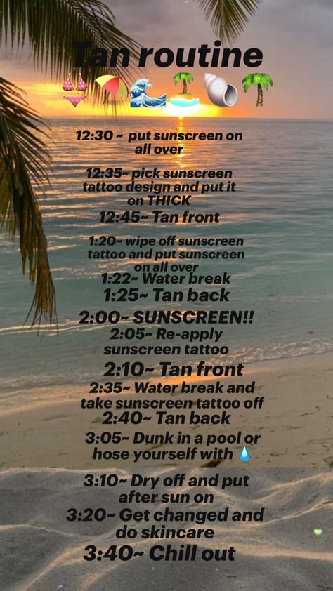 #sun #tan #sunscreen-tattoo #water #summer #sunscreen #dontgetburnt #chill Tan Routine, Sunscreen Tattoo, Tattoo Off, Tanning Routine, Tan Tattoo, After Sun, Sun Tan, Sunscreen, Tattoo Designs