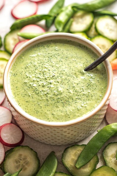 Green Goddess Salad Dressing, Dill Dressing, Green Goddess Dressing, Green Goddess, White Wine Vinegar, Anchovies, Fresh Basil, Salad Dressing, A Food