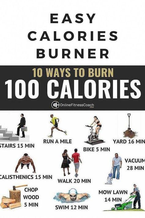 Calories Burned Chart, 100 Calorie Workout, Burn 100 Calories, Burn 1000 Calories, Calorie Chart, Burn Calories Fast, Calorie Workout, 12 Minute Workout, Calorie Burning Workouts