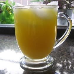 Golden Wedding Punch Recipe - Allrecipes.com Gold Party Punch, 50th Anniversary Punch Recipes, Gold Punch Recipe Non Alcoholic, Golden Punch Recipe, Yellow Punch Recipe, 50th Wedding Anniversary Party Food, Gold Punch, Gold Punch Recipe, Anniversary Party Foods