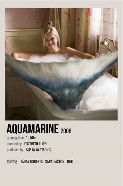 Aquamarine Movie Poster, H20 Poster, Aquamarine Movie Aesthetic, Aquamarine Poster, Iconic 2000s Movies, Mermaids Movie, Aquamarine Movie, Joanna Levesque, Mermaid Movie