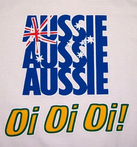 Aussie aussie aussie! Oi oi oi! Aussie Flag, Australia Party, Australian Slang, Australian People, Australia Funny, Happy Australia Day, Moving To Australia, Ad Campaigns, Australia Day