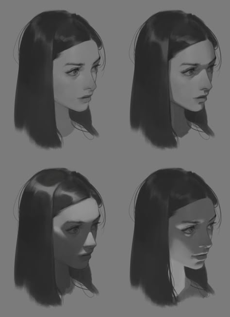 Shading Practice, Shadow Drawing, Concept Art Tutorial, Art Help, Art Study, Digital Painting Tutorials, Drawing Refs, Anatomy Art, Art Tutorials Drawing