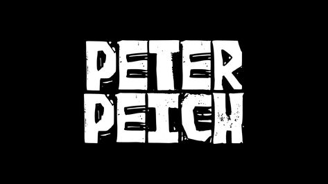 Peich typeface is a hand crafted linocut sans-serif typeface in honor to Paul Peter Piech the print artist.A free font to download made in Montreal.For all the fonts I downloaded for free on behance, this is my share.Robert Young, DGA Festival Typography, Heavy Metal Font, Black Metal Font, Edgy Fonts, Activist Art, Robert Young, Metal Font, Free Commercial Fonts, Free Typeface