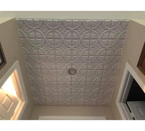 Art3d 2 Ft. X 2 Ft. Glue-Up or Drop-in PVC Ceiling Tile & Reviews | Wayfair Drop Ceiling Grid, 3d Ceiling, Pvc Ceiling Tiles, Ceiling Grid, Drop Ceiling, Basement Ceiling, Pvc Ceiling, Dropped Ceiling, Tile Saw