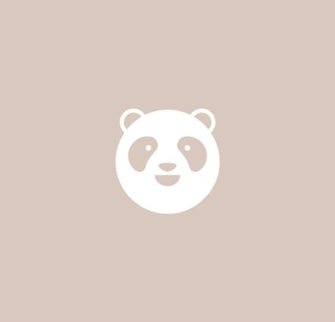 Foodpanda Icon, Panda Icon, Food Panda, Beige Icons, Beige Icons:), App Icon, Neutral Colors, Home Decor Decals, Graphic Design