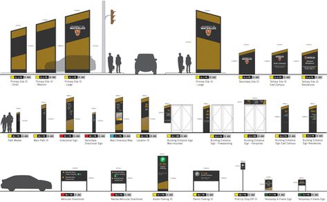 Exterior design system | Wayfinding Project Shopping Mall Signage, Mall Signage, Entrance Signage, Park Signage, Signage And Wayfinding, Monument Signs, Directional Signage, Building Entrance, Sign System