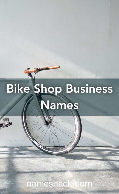 Bike Rental Shop, Bike Names, Store Names Ideas, Shop Name Ideas, Free Logos, Bicycle Store, Catchy Names, New Bicycle, Bicycle Shop