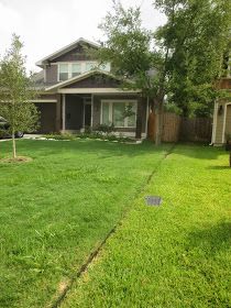 Front Yard Neighbor Separation, Front Yard Separation From Neighbor, Divide Yard From Neighbor, Property Line Landscaping Front Yards, Yard Separation Ideas From Neighbors, Yard Divider Ideas Neighbor, Landscape Bricks, Driveway Entrance Landscaping, Garden Boxes Diy