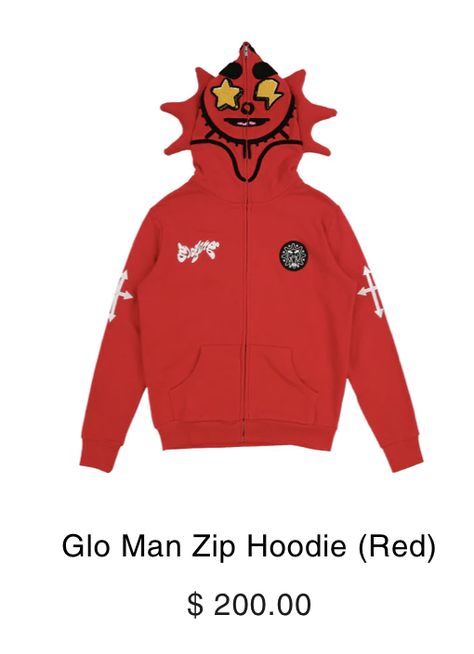 Glo Gang Hoodie, Desired Wardrobe, Glo Gang, Red Hoodie, Puma Jacket, Zip Hoodie, Athletic Jacket, Wardrobe