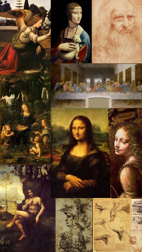 Leonardo Da Vinci Pinturas, History Painting, Painting Collage, Dreamy Room, Colour Board, Cartoon Profile Pics, Art Wallpaper, Profile Picture, Art Gallery