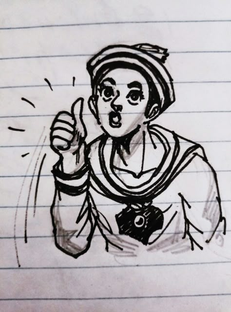 Jojo's bizarre adventure, JJBA, Jojo, Jojolion, Josuke Higashikata, Soft and Wet, stand, stand user, thumbs up, sketch, pen, pencil, line art Easy Jojo Drawing, Jjba Drawings Easy, Jjba Art Style Tutorial, Jojo's Bizarre Adventure Drawing Pencil, Thumbs Up Art Reference, Jojo Art Style Tutorial, Soft And Wet Jojo Manga, Jojo's Bizarre Adventure Sketch, Gappy Higashikata Fanart