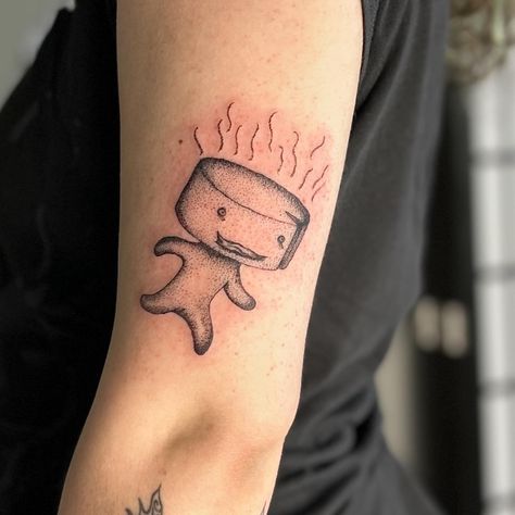 Corningware Tattoo, Cheese Tattoo Ideas, Toast Tattoo, Stinky Cheese Man, Weird Kids, Chrysanthemum Bouquet, Night Tattoo, Casserole Set, Tiny Tattoo