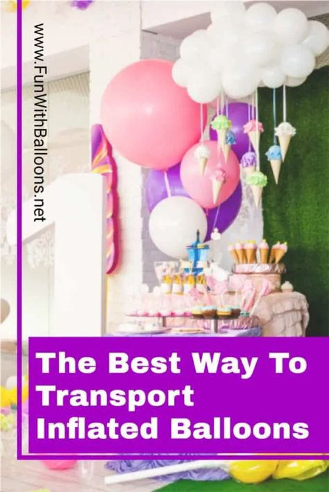 transport inflated balloons cover Plastic Balloons, Blowing Up Balloons, Balloon Display, Balloon Arches, Background Decoration, Balloon Diy, Helium Balloons, Balloon Arch, The Balloon