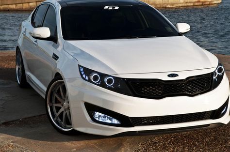 My Kia Optima w/ Fusion Design Headlights FusionDesignLighting.com | Kia Optima Forums Kia Optima Turbo, Optima Car, Kia Accessories, Mom Mobile, Kia Optima K5, Auto Wheels, Kia K5, Kia Stinger, Fusion Design