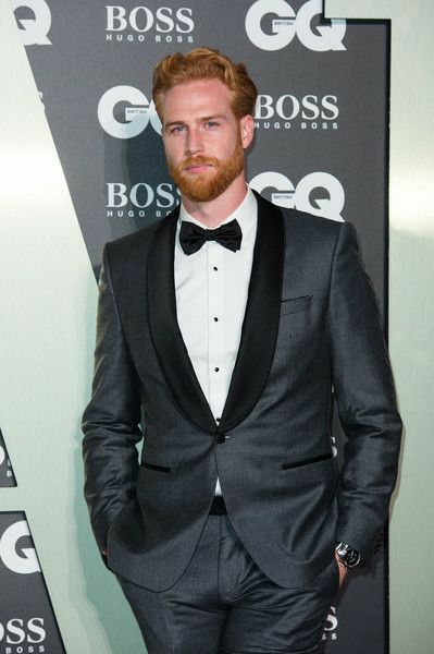 Handsome Redhead Men, Gwilym Pugh, Ginger Hair Men, Ginger Man, The Tate Modern, Red Hair Men, Redhead Men, Black And White Tuxedo, Ginger Beard