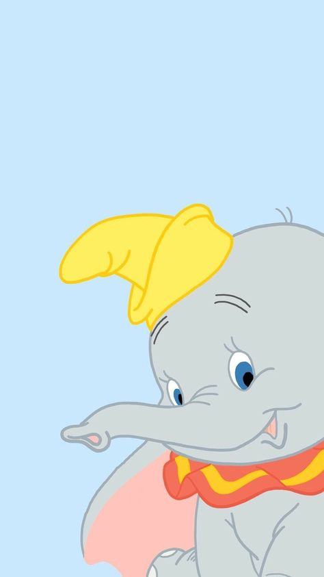 Disney Dumbo Art, Disney Phone Backgrounds, Disney Mignon, Baby Dumbo, Elephant Wallpaper, Disney Characters Wallpaper, Kawaii Disney, Cute Disney Drawings, Disney Background