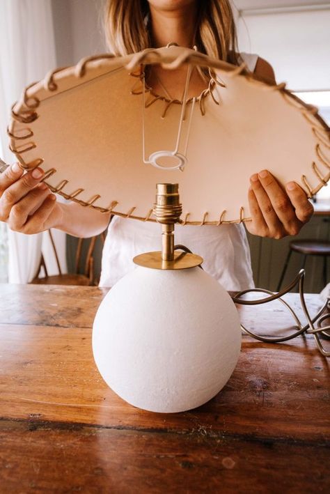 Turn a vase into a lamp! (6 of 6) Table Lamp Diy Homemade, Vase Into Lamp, Turned Vase, Diy Table Lamp, Make A Lamp, Last Minute Birthday Gifts, Furniture Flip, Pottery Lamp, Vase With Lights