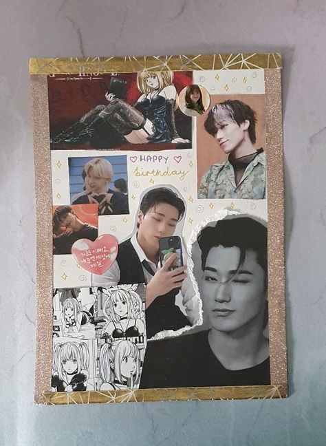 Ateez San Misa Amane Death Note Business Proposal Kdrama Anime Kpop Kdrama Anime, Kpop Birthday, Anime Birthday, Cute Birthday Cards, Kpop Kdrama, Birthday Cards Diy, Diy Hacks, Happy Birthday Cards, Friend Birthday