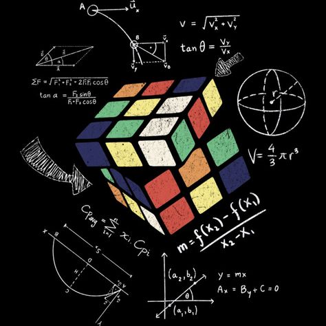 Rubik's Cube Math Equations T-Shirt: Puzzle Solving Design is a Men's T-Shirt designed by DesignedByMarty to illustrate your life and is available at Design By Humans Cube Math, Cubes Math, Artist Branding, Cube Puzzle, Rubik's Cube, Puzzle Design, Puzzle Solving, Popular Artists, Art Contest