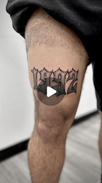 Black Letter Tattoo, 1992 Tattoo, Letter Tattoo, Tattoo Script, Tattoo Lettering, Black Letter, Black And Grey Tattoos, Illustrations, Tattoos