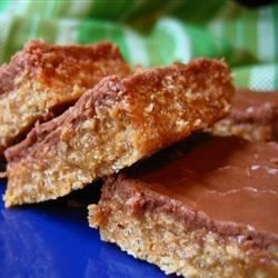 This easy recipe makes very rich and sweet bar cookie made with peanut butter and breakfast cereal. Chew Bread, Chocolate Cereal Bars, Milk Chocolate Frosting, Best Amish Recipes, Dessert Recipes Cookies, Chocolate Cereal, Christmas Cookie Box, Holiday Food Ideas, Blondies Bars