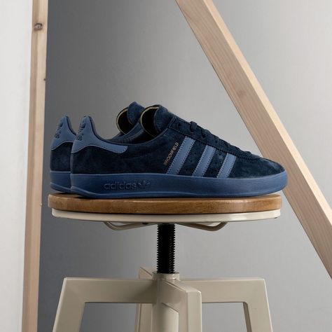 SNEAKERS & STREETWEAR STORE on Instagram: “🔥PRE ORDER💓 Adidas Broomfield “Navy/Blue/Gold” . Size & Price: Chat via Line or WA! Brand New 100% ORIGINAL 💥Cicilan CC 0% Via Tokopedia💥…” Adidas Broomfield, Streetwear Store, Adidas Gazelle Sneaker, Blue Gold, Pre Order, Adidas Sneakers, Gold Metal, Blue Black, Navy Blue