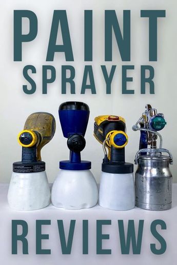 Diy Paint Sprayer, Paint Sprayer Reviews, Hvlp Paint Sprayer, Best Paint Sprayer, Projects Around The House, Paint Sprayers, Spray Paint Furniture, Using A Paint Sprayer, Diy Sprays