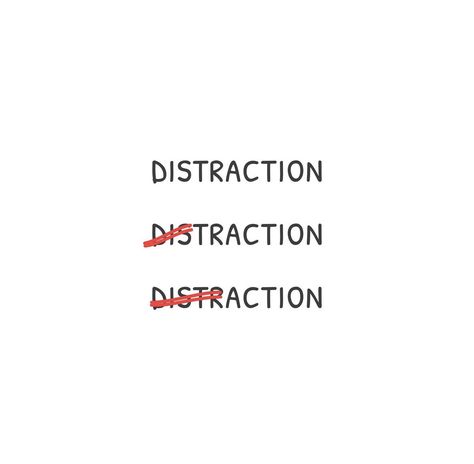 Distraction Aesthetic, Motivation Graphics, Typography Presentation, Nir Eyal, Effective Studying, Time Management Quotes, Coaching Services, Bk Shivani Quotes, No Distractions