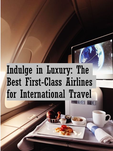 When it comes to experiencing the pinnacle of luxury and comfort in air travel, first class cabins offer an unmatched level of extravagance. From spacious suites to personalized service, these airlines redefine the meaning of opulence. Join us as we explore the best first-class airlines for international travel, along with the routes that showcase their exceptional offerings. Best First Class Airline, First Class Airline, Unapologetically Me, Best Airlines, Blog Post Titles, Airport Travel, United Airlines, Air Travel, Globe Trotter