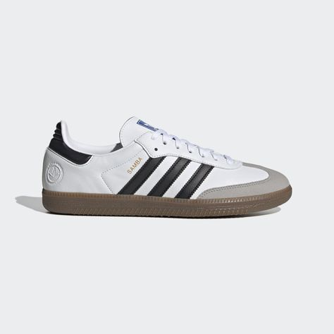 adidas Samba Vegan Shoes - White | adidas US Samba Decon, Samba Vegan, Adidas Samba Outfit, Samba Shoes, Vegan Design, High Fashion Runway, Look Adidas, Adidas Samba Og, Sports Football